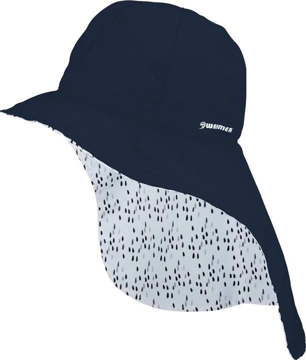 NoName Babyhoed Bora UV40 2-Zijdig Achterklep Navy