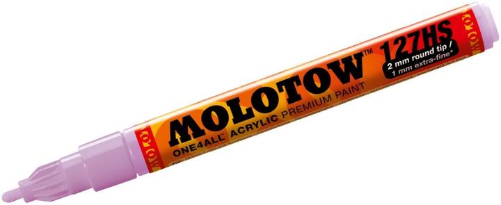 Actual product image Molotow Permanent marker One4All 127 HS refillable 2mm lilac pastel (lilac pastel, 2 mm, 1 x)
