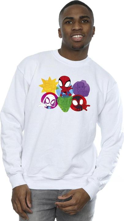 Image du produit - Sweat SPIDEY AND HIS AMAZING FRIENDS FACES - Homme (5XL)