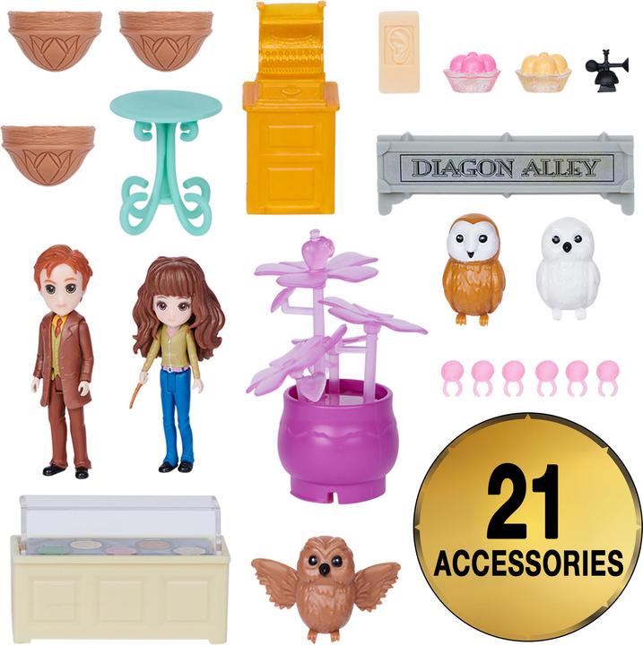 Actual product image Spin Master Wizarding World Harry Potter - Diagon Alley (Angle Alley) playset with light and sound and 2