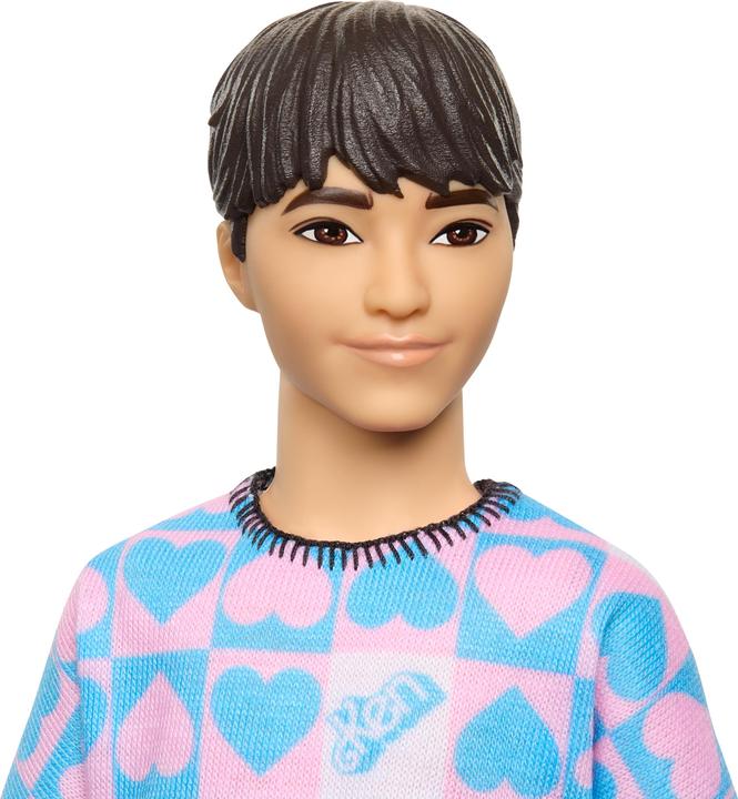 Immagine prodotto Barbie Bambola Fashionista Ken - Maglione blu e rosa