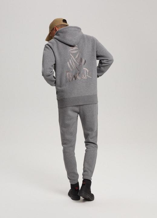 Immagine prodotto Dakar Felpa Con Cappuccio Dkr 23 Zip Dsrt Zh1 Grigio (L)