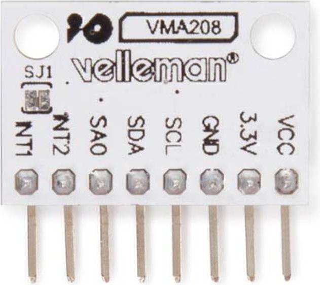 Actual product image Whadda 3-AXIS DIGITAL ACCELERATION SENSOR MODULE - MMA8452 (Sensor)