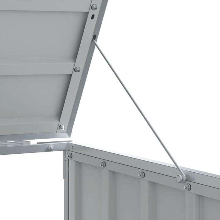 Actual product image VidaXL Waste bin box for 2 bins grey 144x81x113 cm steel