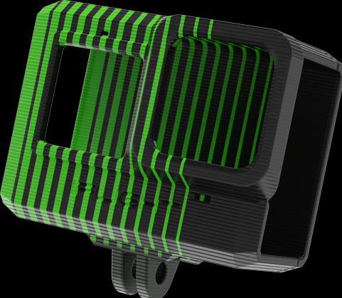 Immagine prodotto iFlight Supporto per GoPro Hero 9 regolabile in TPU (040°) verde e nero (Montaggio del drone)