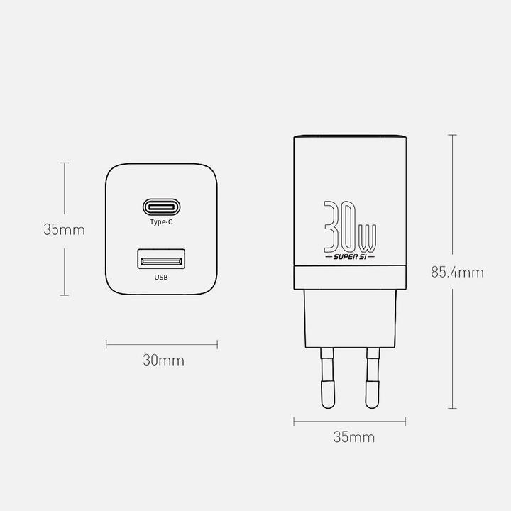 Image du produit Baseus Super Si Pro Quick Charger (30 W)