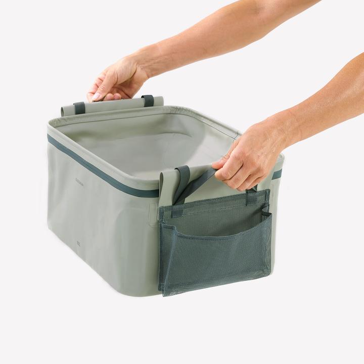 Produktbild Quechua Spülbecken 10 l kompakt für Camping Abwasserbehälter