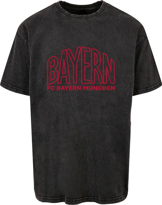 Immagine prodotto FC Bayern München Maglietta oversize con logo rosso lavato con acido - 115271 (4XL)