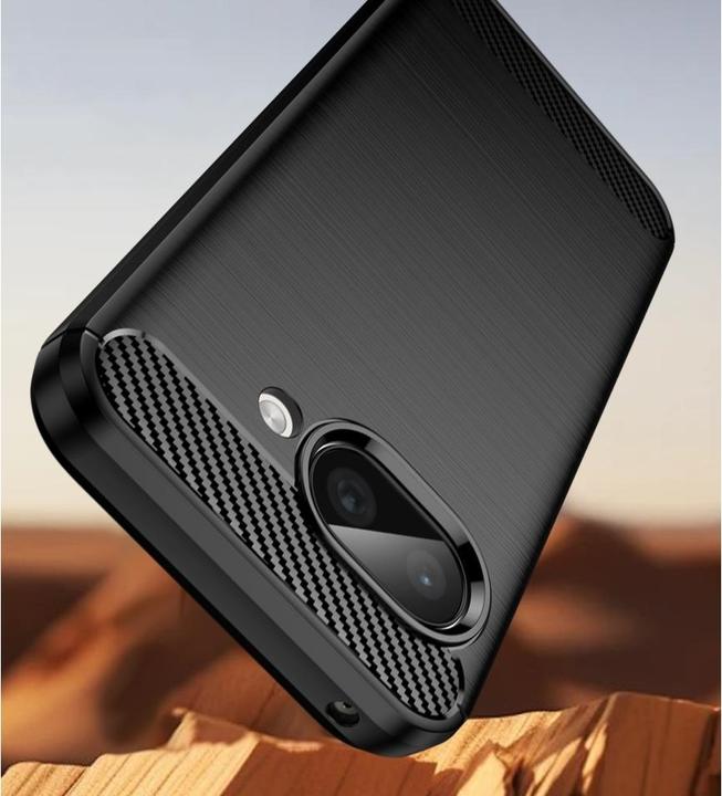 Image du produit Screenguard Carbon Brushed Soft TPU Hülle (Google Pixel 9a)