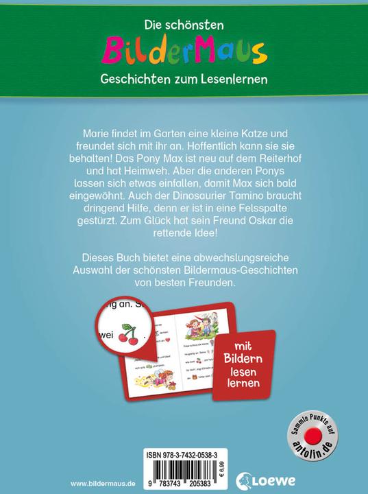 Actual product image Die schönsten Bildermaus-Geschichten zum Lesenlernen von besten Freunden (German, Loewe first readers, 2020)