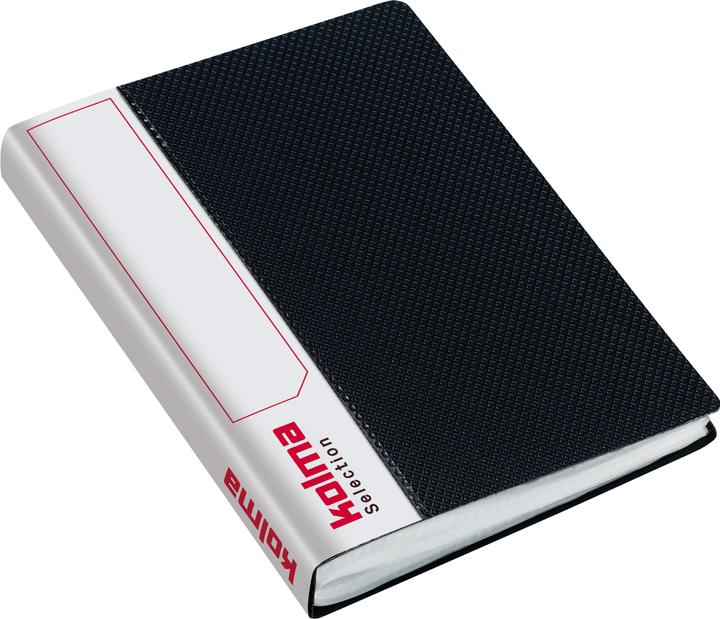 Kolma Sichtbuch Selection A6 Recycling mit 40 Taschen schwarz (A6, 1 x)