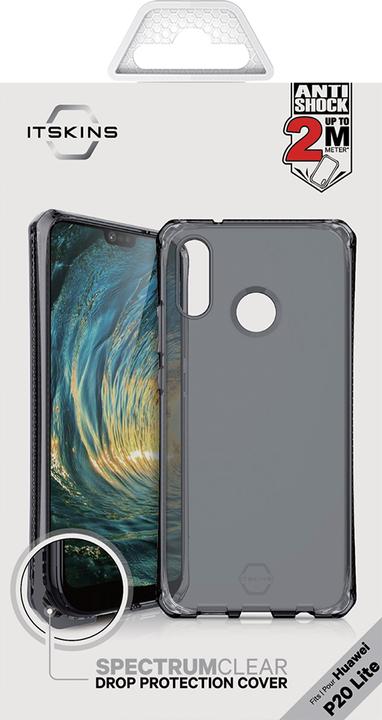Produktbild Itskins SPECTRUM CLEAR cover til Huawei P20 Lite®. Sort (Huawei P20 Lite)