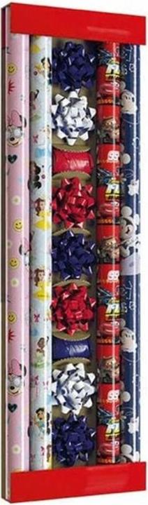Produktbild Braun + Company Geschenkpapier Set Disney Blau/Rosa (Geschenkpapier, 1 x)