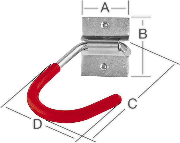 Actual product image Webi Bicycle suspension hooks