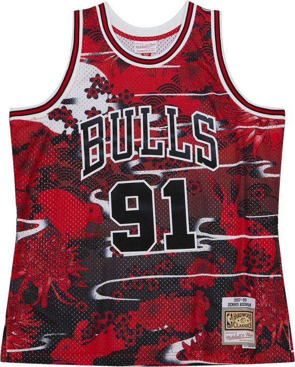 Mitchell & Ness Swingman Mesh Jersey Chicago Bulls ASIAN Dennis Rodman - S (S)
