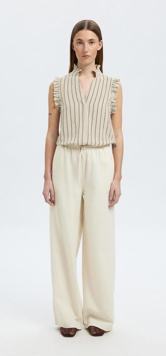 Produktbild Selected Femme Slfviva Sl Ruffle Striped Sun Top Noos (38)