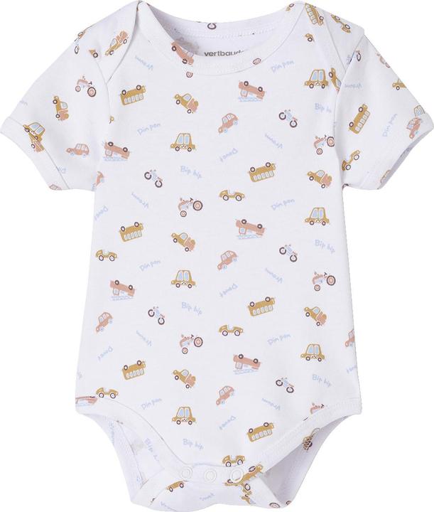 Produktbild Vertbaudet Bio-Kollektion: 5er-Pack Baby Kurzarm-Bodys in Geschenkbox (74)
