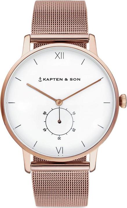 Produktbild Kapten & Son Heritage Rose Gold Mesh (Analoguhr, 40 mm)