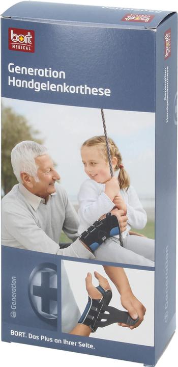 Produktbild Bort Medical Generation Handgelenkbandage L links blau
