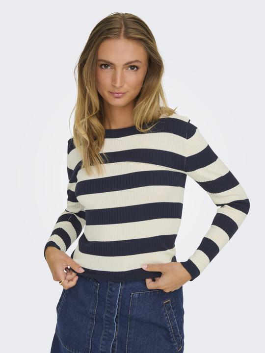 Actual product image JdY Ribbed round neck jumper knitted jumper (L)