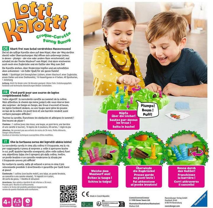 Actual product image Ravensburger Lotti Karotti (French, Italian, German)