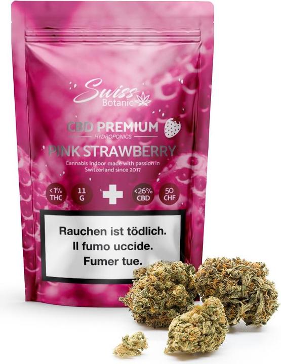 Image du produit Swiss Botanic Fraise rose (11 g, Intérieur)