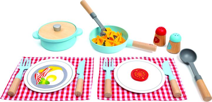 Actual product image Hape Little Chef Cook & Serving Set