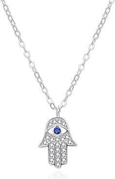 Produktbild Agato - Silver Hamsa Necklace AGT-N018W (Chain. Pendant)