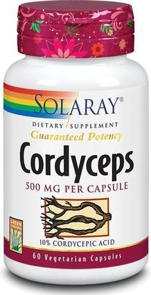 Solara Solaray Cordyceps Extracto 500 Mg 60 Caps
