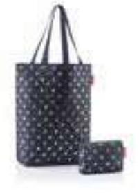 Actual product image reisenthel cityshopper 2 set #1 metallic dots blue
