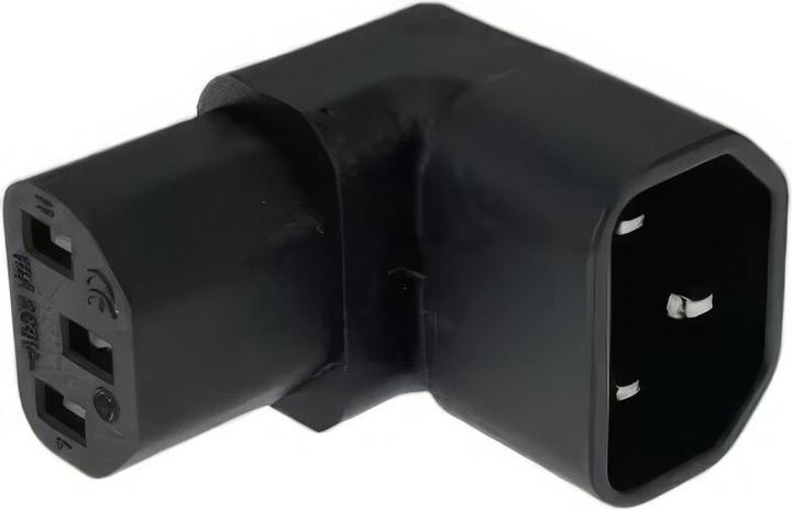 AAi Mobile Adaptateur secteur Angle C14-C13, 90°, bas/haut (C13, C14)