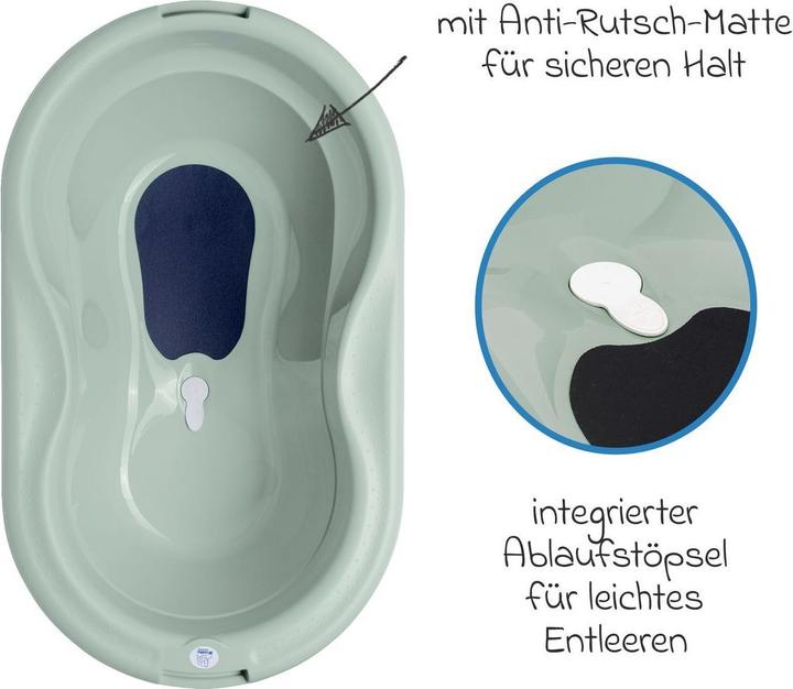 Image du produit Rotho Babydesign Babybadewannen & Badeeimer Baby-Badewanne Tilo - mit Anti-Rutschmatte