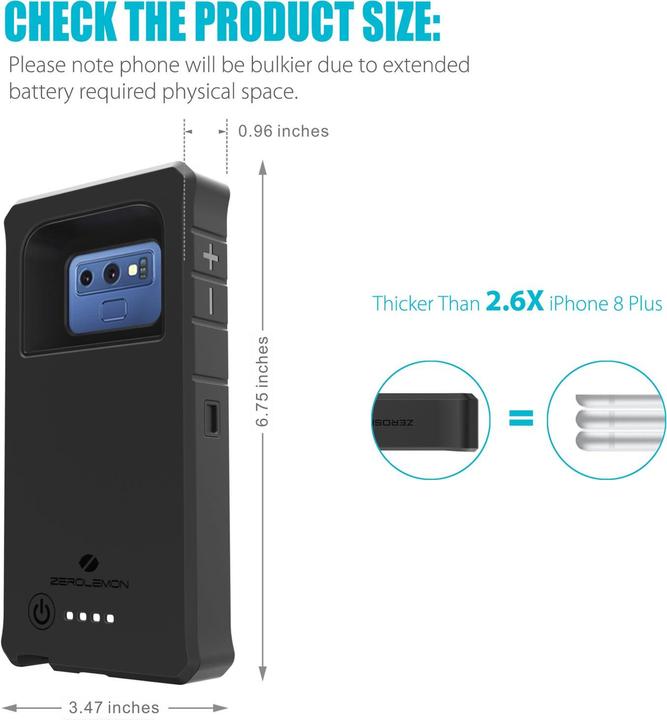 Actual product image ZeroLemon Battery Cover