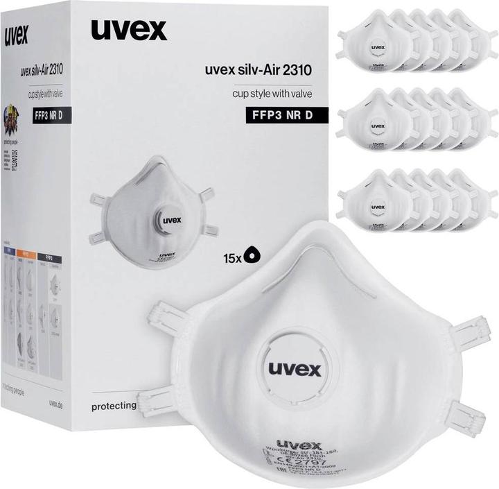 Produktbild Uvex Safety Feinstaubmaske (FFP3, 15 x)
