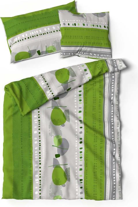 Image du produit Lotus Bettwaren Parure de lit en bambou Tulani vert (Taie d'oreiller, 50 x 70 cm)