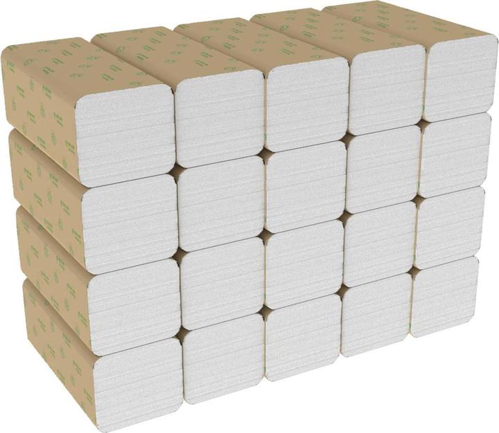 Actual product image Kimberly-Clark Kimberly Clark Hostess™ Natura™ paper towels, zig-zag folding, 2-ply, 20 x 180 sheets, rec... (3600 x)