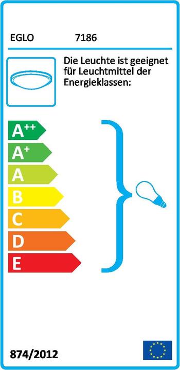 Label énergétique EGLO Salomé (E27)