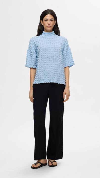 Actual product image Selected Femme Structure top with short sleeves (L)