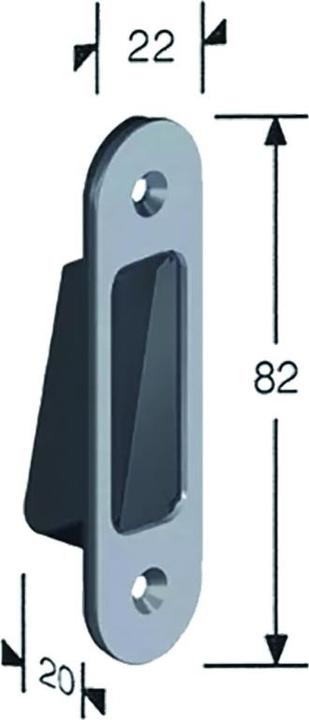 Actual product image Noha 2.0 magnetic mortise locks (Mortise lock)