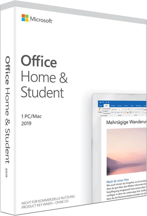 Microsoft Office Home & Student 2019 (1 User, unbegrenzt)