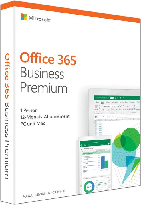 Immagine prodotto Microsoft Office 365 Business Premium tedesco (1 Utente, 12 mesi)