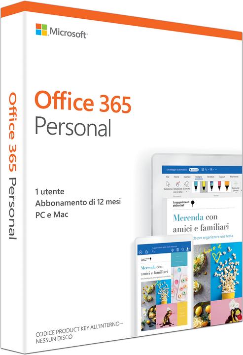 Produktbild Microsoft Office 365 Personal Italienisch (1 User, 12 Monate)