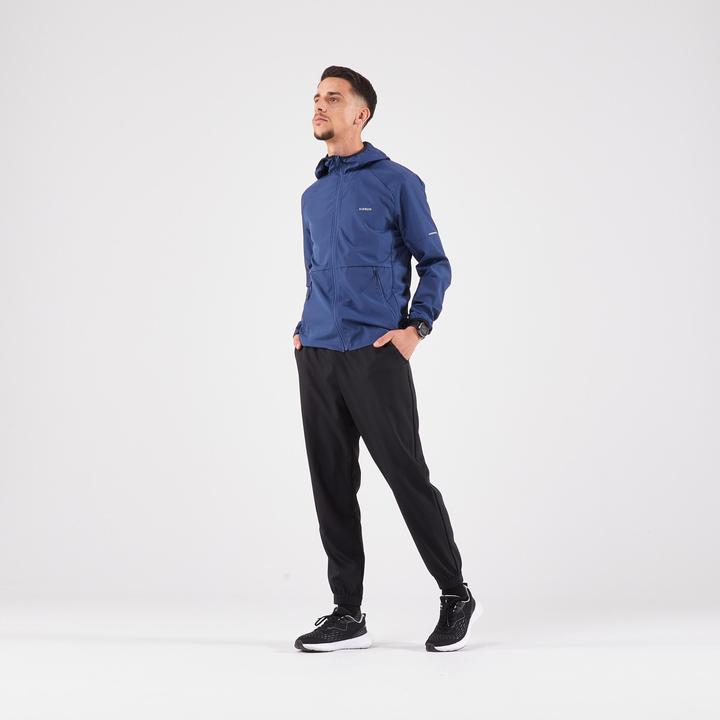 Kiprun Laufjacke Trailrunning Herren winddicht - Run 100 blau
