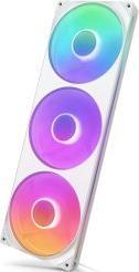 Produktbild NZXT F420RGB Core (single frame 420mm fan) - White - Kabinet kler - Hvid med RGB - 34 dBA (420 mm, 1 x)