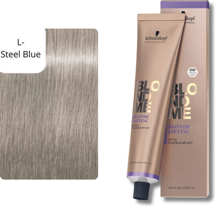 Immagine prodotto Schwarzkopf Blondme - Biondo Lifting Blu Acciaio (L-Blu acciaio)