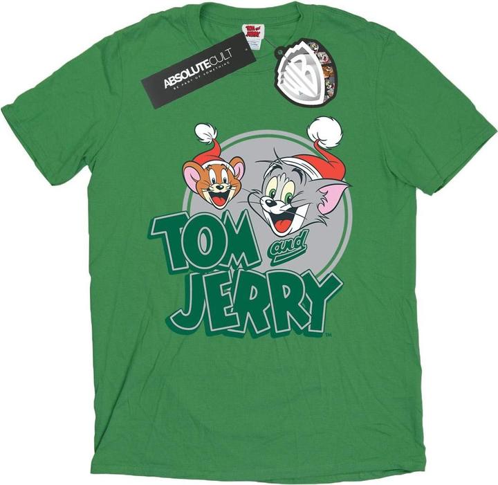 Tom & Jerry Christmas Greetings TShirt (M)