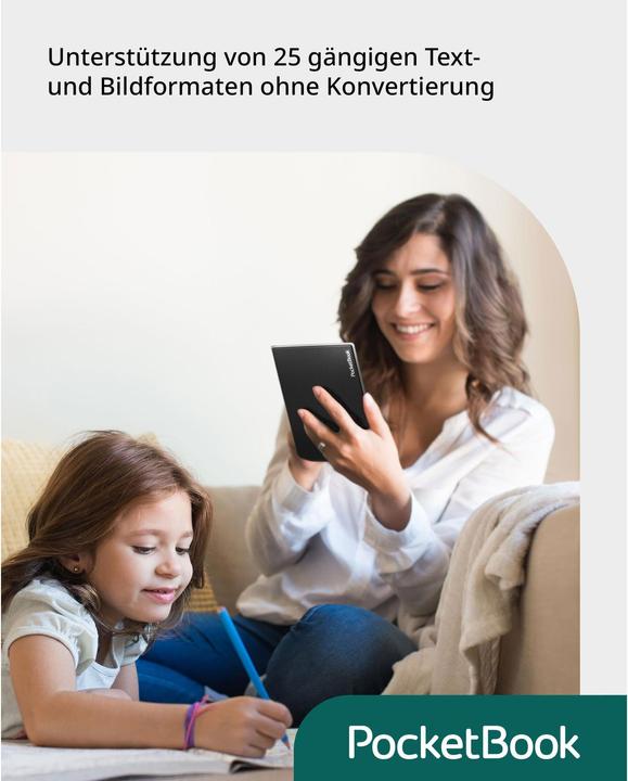 Productafbeelding PocketBook Vers (6", 8 GB, Mist Grijs)