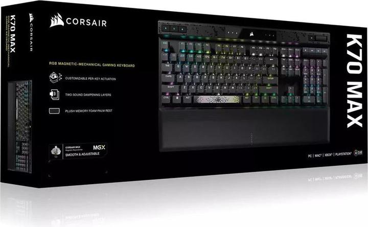 Produktbild Corsair K70 MAX RGB (DE, Kabelgebunden)