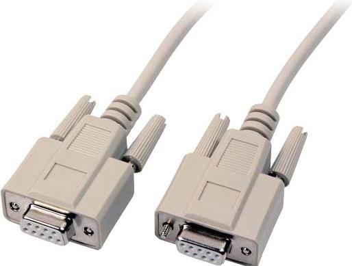 Produktbild EFB Elektronik GmbH Datenkabel seriell 1:1, 2x DSub 9, Bu.-Bu., 3,0m, beige, Belegung: 1:1. Mit langen Rändelschrau (3 m)