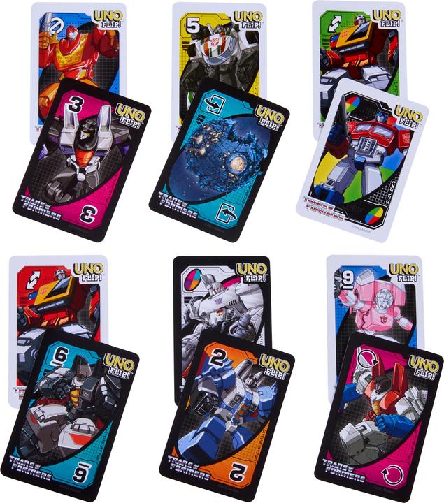 Produktbild Mattel Games Uno Flip Transformers (Deutsch)